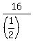 16%2F%28%281%2F2%29%29