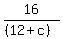 16%2F%28%2812%2Bc%29%29