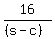 16%2F%28%28s-c%29%29