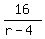 16%2F%28r-4%29