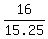 16%2F15.25