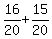 16%2F20%2B15%2F20