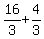 16%2F3+%2B+4%2F3