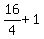 16%2F4%2B1