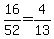 16%2F52+=+4%2F13