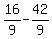 16%2F9+-+42%2F9