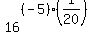 16%5E%28%28-5%29%2A%281%2F20%29%29