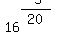 16%5E%28%28-5%29%2F20%29