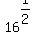 16%5E%281%2F2%29