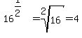 16%5E%281%2F2%29+=+root%282%2C16%29+=+4