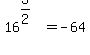 16%5E%283%2F2%29+=+-64