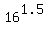 16%5E1.5