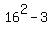 16%5E2-3