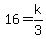 16+=+k%2F3