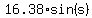 16.38%2Asin%28s%29