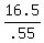 16.5%2F.55