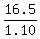 16.5%2F1.10