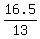 16.5%2F13