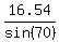 16.54%2Fsin%2870%29