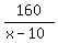 160%2F%28x-10%29