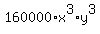 160000%2Ax%5E3%2Ay%5E3