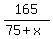 165%2F%2875%2Bx%29