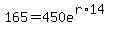165=+450e%5E%28r%2A14%29