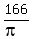 166%2F%28pi%29