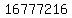 16777216