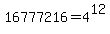 16777216=4%5E12