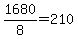 1680%2F8=210