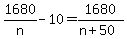 1680%2Fn-10=1680%2F%28n%2B50%29