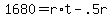 1680+=+r%2At+-+.5r