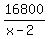 16800%2F%28x-2%29