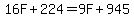16F%2B224=9F%2B945