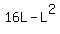 16L+-+L%5E2