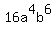 16a%5E4b%5E6
