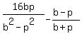 16bp%2F%28b%5E2-p%5E2%29+-+%28b-p%29%2F%28b%2Bp%29