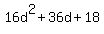 16d%5E2%2B36d%2B18