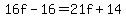 16f-16=21f%2B14