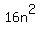 16n%5E2