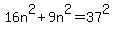 16n%5E2%2B9n%5E2=37%5E2
