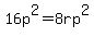 16p%5E2=+8rp%5E2