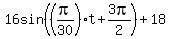 16sin%28%28pi%2F30%29t%2B3pi%2F2%29%2B18