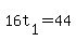 16t%5B1%5D+=+44