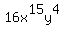 16x%5E15y%5E4