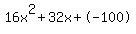 16x%5E2%2B32x%2B-100