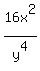 16x%5E2%2Fy%5E4