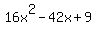 16x%5E2+-+42x+%2B+9