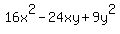 16x%5E2-24xy%2B9y%5E2